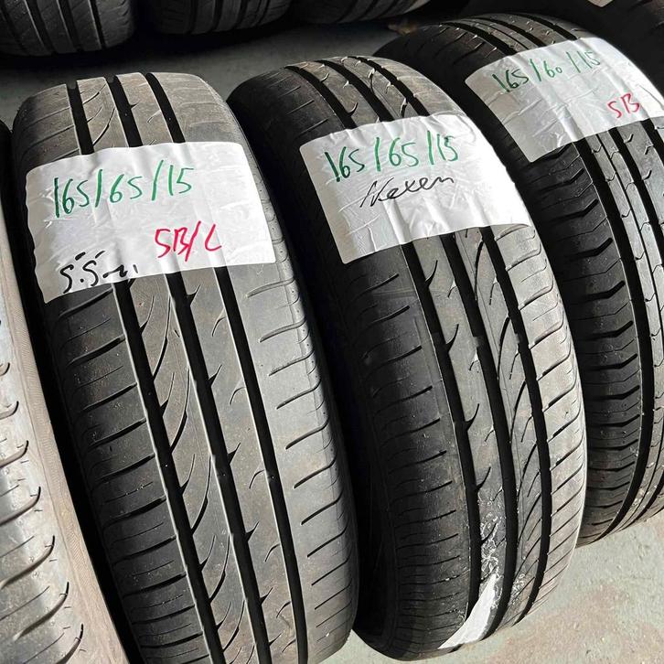 2 x Nexen 165-65-15 Zomerbanden 5,5mm, Auto-onderdelen, Banden en Velgen, 15 inch, Zomerbanden, 165 mm, Personenwagen, Gebruikt