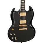 Epiphone SG Custom LH Ebony linkshandige elektrische gitaar, Nieuw, Verzenden