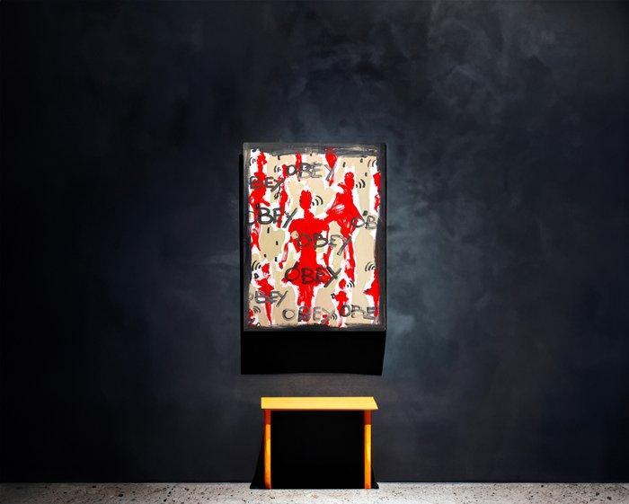 0xec6d0 (XX-XXI) - Obey, Antiek en Kunst, Kunst | Schilderijen | Modern