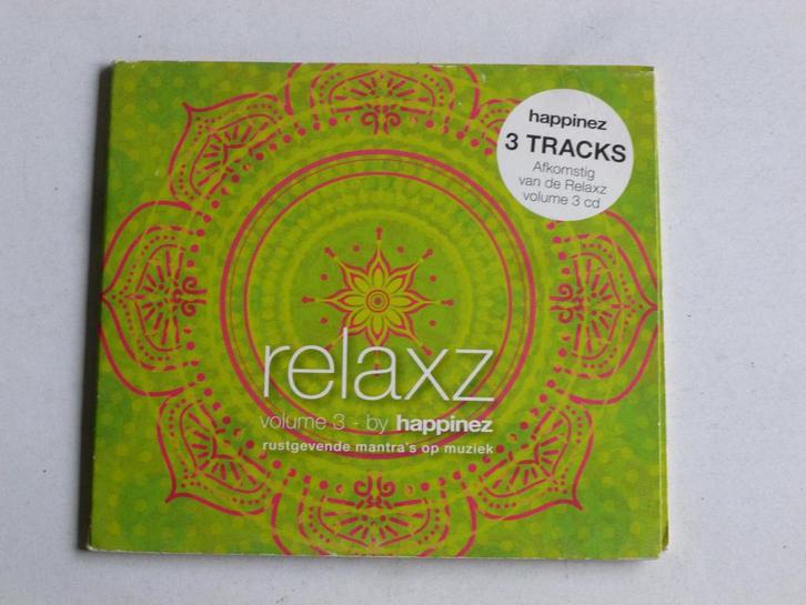 Relaxz - volume 3 by Happinez, Cd's en Dvd's, Cd's | Meditatie en Spiritualiteit, Zo goed als nieuw, Verzenden