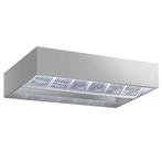 GGM Gastro | Inductie plafond afzuigkap - 3000mm - met |, Onderbouw afzuigkap, Verzenden, Inbouw, Motor