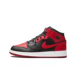 -9% Nike  Nike Air jordan 1 mid banned 2020 (gs)  maat 38, Kleding | Dames, Schoenen, Verzenden, Nieuw, Rood