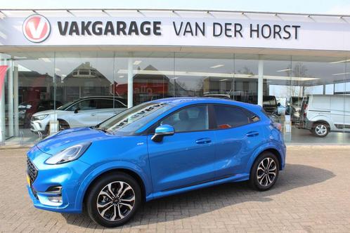 Zakelijke Lease |  Ford Puma 1.0-125pk EcoBoost Hybrid ST-Li, Auto's, Ford, Onderhoudsboekje, Lease, Zwart, Handgeschakeld, SUV of Terreinwagen