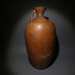 Oud-Egyptisch Aardewerk Kruik met handvat. 30,5 cm H. Derde