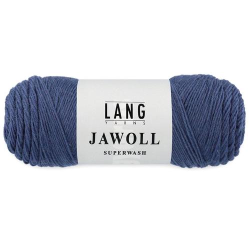 Lang Yarns Jawoll Superwash - 07 staalblauw - Sokkenwol Ga, Hobby en Vrije tijd, Breien en Haken, Ophalen of Verzenden