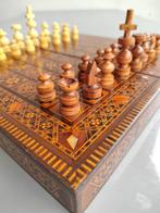 Schaakspel - In legno intarsiato con madreperla anni ’40–’60, Antiek en Kunst