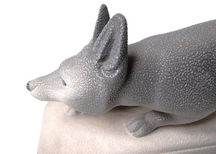 Vinsare Sèvres - sculptuur, Art Deco poolvos - 24 cm -, Antiek en Kunst, Antiek | Glas en Kristal