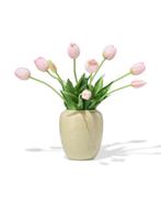 HEMA Vaas 15cm keramiek spikkels groen, Verzenden, Nieuw, Groen