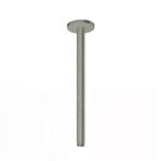 Plafondbuis Hotbath Cobber Rond 30 cm Geborsteld Nikkel, Ophalen of Verzenden, Nieuw, Chroom, Kraan