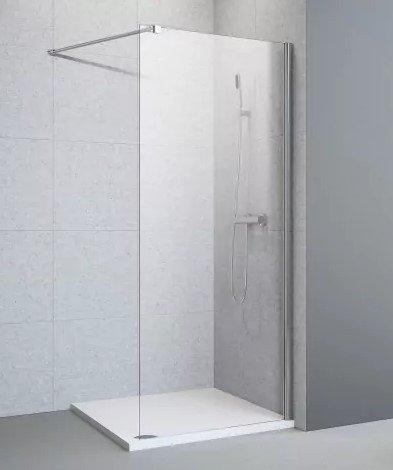 Douchewand / inloopdouche 90 x 225 cm helder Nano gecoat, Doe-het-zelf en Verbouw, Sanitair, Bad, Nieuw, Chroom, Ophalen of Verzenden