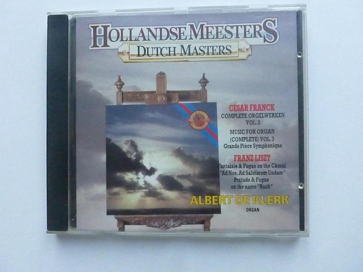 Albert de Klerk - Franc / Liszt Organ Music vol. 3, Cd's en Dvd's, Cd's | Klassiek, Zo goed als nieuw, Verzenden