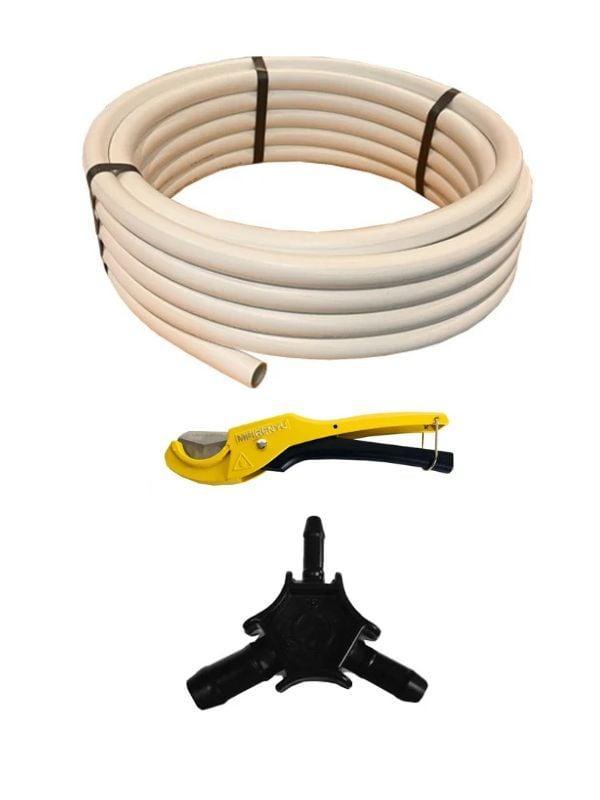 SET easypex flexibele leiding 10mtr 20x2, kniptang, ontbr..., Doe-het-zelf en Verbouw, Verwarming en Radiatoren, Overige typen