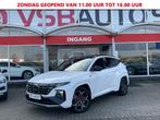 Hyundai Tucson 1.6 T-GDI HEV 180PK N-LINE PANO-DAK CAMERA CA, Wit, Handgeschakeld, Nieuw, Hybride Elektrisch/Benzine