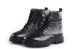 Nelson Veterboots in maat 35 Zwart | 10% extra korting, Kleding | Dames, Schoenen, Verzenden, Zwart, Overige typen, Zo goed als nieuw