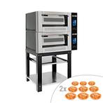 GGM Gastro | Pizzaoven op gas - 18x 30cm - Digitaal - incl., Verzenden