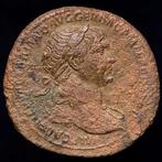 Romeinse Rijk. Trajan (98-117 n.Chr.). Sestertius Rome, AD
