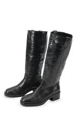 Manfield Laarzen in maat 42 Zwart | 10% korting, Kleding | Dames, Schoenen, Hoge laarzen, Verzenden, Zwart, Zo goed als nieuw