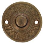 Beldrukker rond bewerkt messing antiek, Ophalen of Verzenden, Nieuw