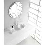 Wiesbaden Kimo Waskom Rond - 28x10cm - Keramiek - Glans Wit, Ophalen of Verzenden, Nieuw