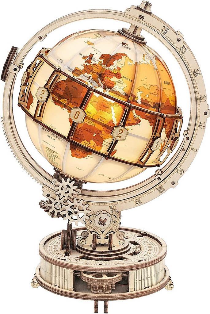 Robotime Lichtgevende Globe modelbouw DIY Miniatuur Knuts..., Hobby en Vrije tijd, Modelbouw | Overige, Nieuw, Verzenden