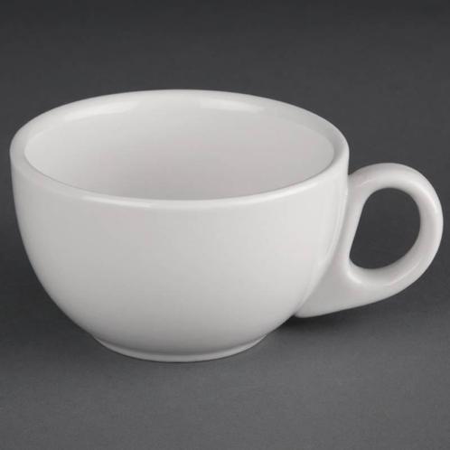 Cappuccino Kopjes wit | 24cl (stuks 24), Zakelijke goederen, Horeca | Overige, Verzenden