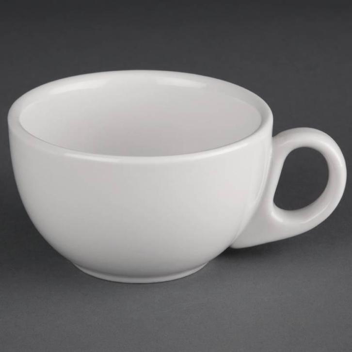 Cappuccino Kopjes wit | 24cl (stuks 24), Zakelijke goederen, Horeca | Overige, Verzenden