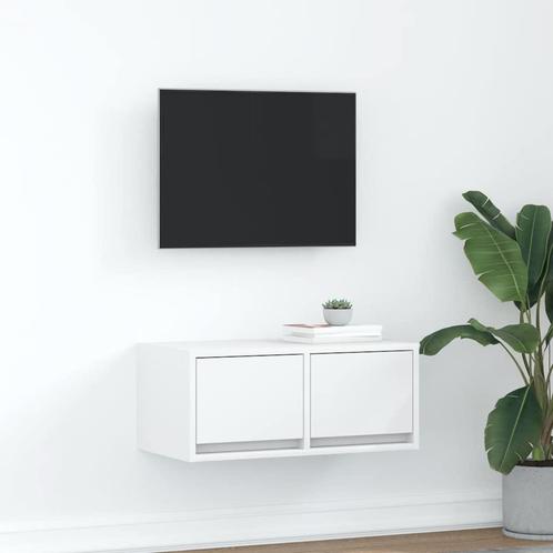 vidaXL Tv-meubel 60x31x25,5 cm bewerkt hout wit, Huis en Inrichting, Kasten | Televisiemeubels, Nieuw, Overige houtsoorten, Verzenden