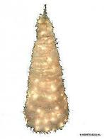 Tree-in-a-box WIT VEREN met DECO in ZILVER 1.80 cm. hoog, Diversen, Kerst, Ophalen of Verzenden, Nieuw