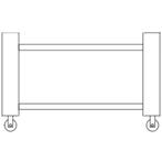 Onderstel | Italforni CARUSO CA9 | Bodemschap | Wielen, Verzenden, Nieuw in verpakking