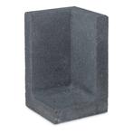 Betonnen L-hoekelement 40x40x60 zwart, Ophalen of Verzenden, Nieuw, Beton