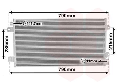 LUCHTCONDENSATOR VOOR NISSAN INTERSTAR X70 2002-2004, Auto-onderdelen, Airco en Verwarming, Nieuw, Ophalen of Verzenden