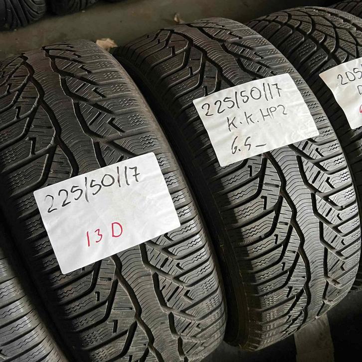2 x Kleber Krisalp HP2 225-50-17 Winterbanden 6,5mm, Auto-onderdelen, Banden en Velgen, 17 inch, Winterbanden, 225 mm, Personenwagen
