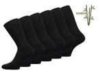 6 paar SQOTTON® Bamboe sokken - Naadloos - Zwart, Kleding | Heren, Sokken en Kousen, Nieuw, Verzenden