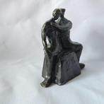 Artihove - Beeldje - Twee verliefde mensen op bankje - Brons, Antiek en Kunst