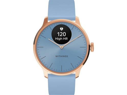 Withings Scanwatch Light - Blauw 37mm, Huis en Inrichting, Woonaccessoires | Overige, Zo goed als nieuw, Verzenden