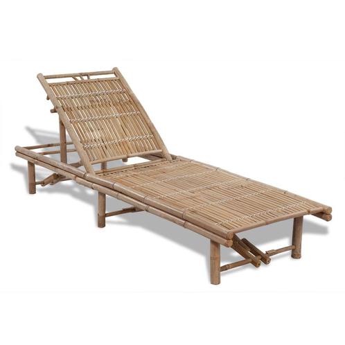 vidaXL Ligbed bamboe, Tuin en Terras, Ligbedden, Nieuw, Verzenden