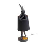 *WOONWINKEL* Kare Design Rabbit Matt Black Tafellamp Konijn, Huis en Inrichting, Verzenden, Nieuw