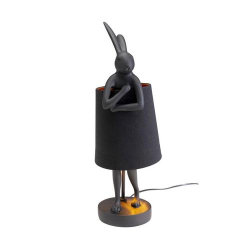 *WOONWINKEL* Kare Design Rabbit Matt Black Tafellamp Konijn, Huis en Inrichting, Lampen | Tafellampen, Nieuw, Verzenden