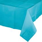 Blauw Tafelkleed Plastic 2,74m, Verzenden, Nieuw