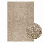vidaXL Vloerkleed ZIZUR beige binnen en buiten 120x170 cm, Verzenden, Nieuw, Beige