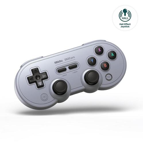 8BitDo SN30 Pro Gray Gamepad Hall edition bluetooth, Spelcomputers en Games, Games | Pc, Verzenden