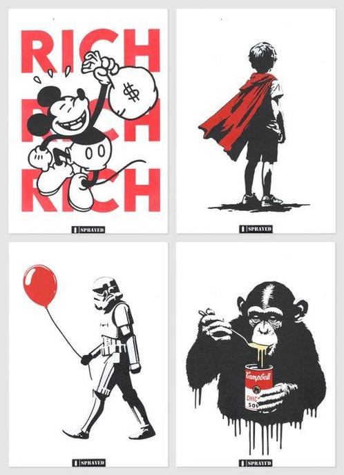 Kash Art by Kastellan (XX) - RED MIX, Antiek en Kunst, Kunst | Schilderijen | Modern