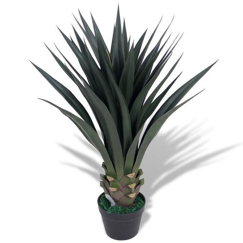 Kunst yucca plant met pot 90 cm groen (Kunstgras-Planten), Tuin en Terras, Gras en Kunstgras, Nieuw, Verzenden