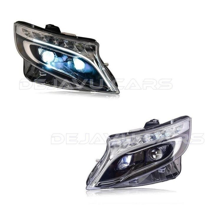 Volledig LED Koplampen voor Mercedes V Klasse W447 / Vito, Auto-onderdelen, Verlichting, Nieuw, Mercedes-Benz, Ophalen of Verzenden