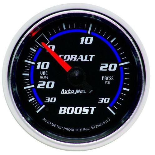 Autometer Cobalt 52mm 30psi mechanical Boost Gauge - 6103, Auto-onderdelen, Interieur en Bekleding, Ophalen of Verzenden