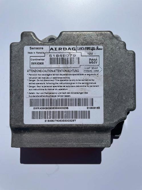 Fiat 500 SRS Airbag module 51848079 5WK43908, Auto-onderdelen, Elektronica en Kabels, Gereviseerd, 3 maanden garantie, Fiat, Verzenden