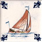 KLM Airline Business Class Delft Blue Tile Coaster - 75×75, Verzenden, Zo goed als nieuw