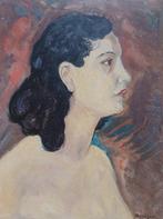 Szymon ( Simon , Szmaj ) Mondzain )1890-1979) - Portret, Antiek en Kunst