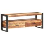 vidaXL Tv-meubel 120x35x45 cm hout met honingkleurige, 100 tot 150 cm, Verzenden, Nieuw, Minder dan 100 cm