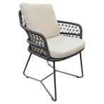 Taranto Lido dining tuinset 240x110xH75 cm 7 delig antraciet, Tuin en Terras, Tuinsets en Loungesets, Ophalen of Verzenden, Nieuw